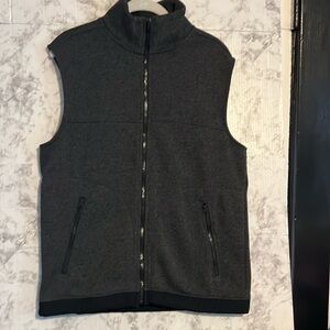 Men’s Goodfellow &‎ Co Knit Vest Size Medium Heather Gray Zip Up